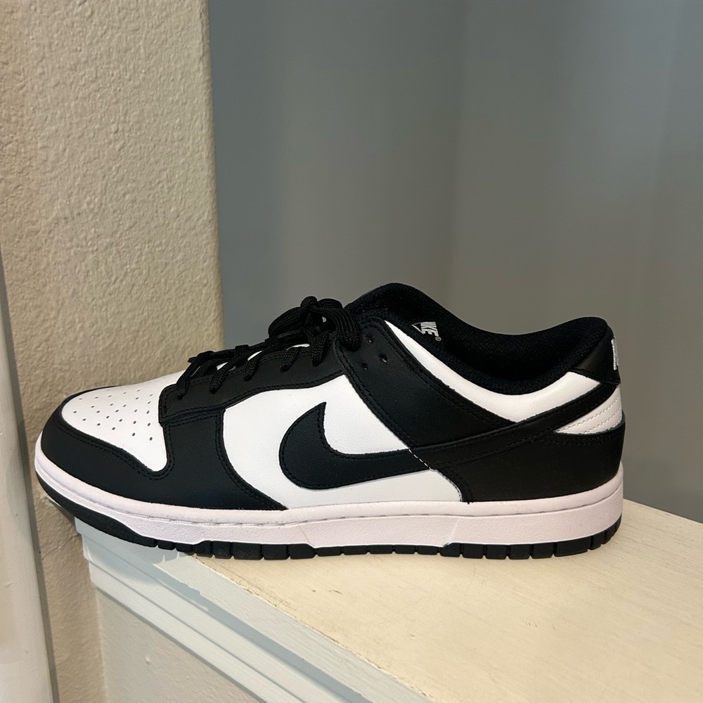 Nike Women's Dunk Low Panda White Black DD1503-101 Shoes Size 12 New - Picture 6 of 10